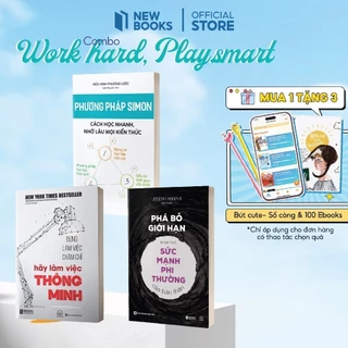 Combo Sách Phương Pháp Simon - Đừng Làm Việc Chăm Chỉ Hãy Làm việc Thông Minh - Phá Bỏ Mọi Giới Hạn Bizbooks