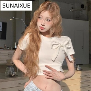 Áo phông áo thun nữ croptop baby tee Stylish Dễ thương Korean phổ biến, dễ phối đồ A72