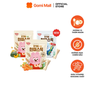 Bánh ăn dặm gạo lứt hữu cơ que ngắn Bebedang cho bé trên 6 tháng tuổi gói 30g Gomi Mall