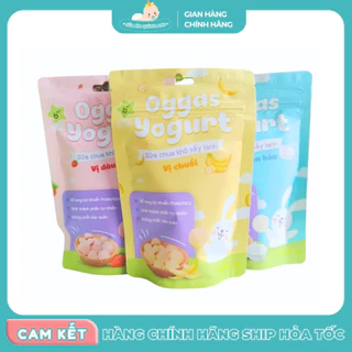 Sữa chua khô cho bé từ 6 tháng tuổi, sữa chua Oggas Yogurt các vị