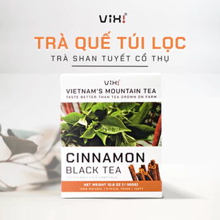 [HÀNG QUỐC TẾ] Trà quế túi lọc ViXi trà Shan Tuyết cổ thụ Hộp giấy 300gram Việt Xịn