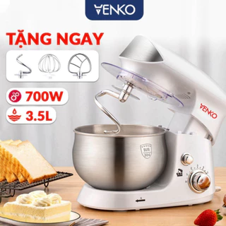 [Chính hãng] Máy Nhào Bột Venko - Máy Đánh Trứng, Trộn Thịt size lớn đa năng 3.5 Lít - 3 trong một Tự Động