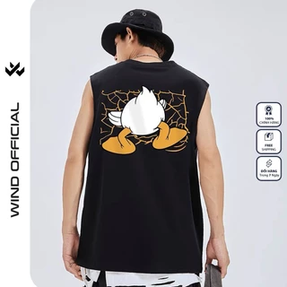 Áo ba lỗ unisex WIND form rộng sát nách DUCK tanktop thời trang nam nữ oversize