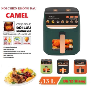 Gia dụng Bắp Nồi chiên không dầu Camel 12L/Camel 10L LỖI 1 ĐỔI 1, bảo hành chính hãng 12 tháng