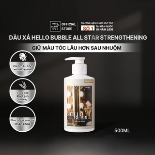 [Gift] Dầu xả mise en scene Hello Bubble All Star Strengthening giúp tóc chắc khỏe phù hợp tóc nhuộm 500ml