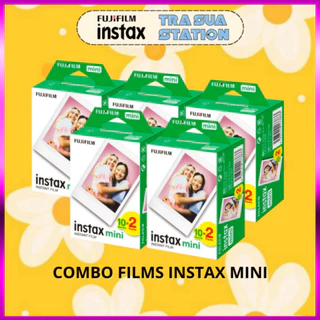 Combo FILM INSTAX MINI - Viền Trắng - Giấy in cho máy ảnh lấy liền Instax Mini Fujifilm - Chính hãng Nhật DATE CAO