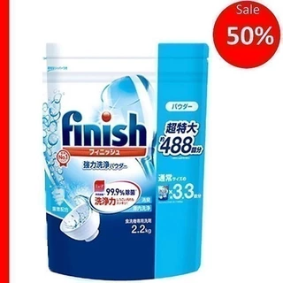 Bột rửa bát Finish 2.2kg chính hãng dùng cho máy rửa chén ly