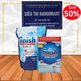 Combo Bột rửa bát Finish 2.5kg + Muối rửa bát Finish 1.5kg - Hanoimart