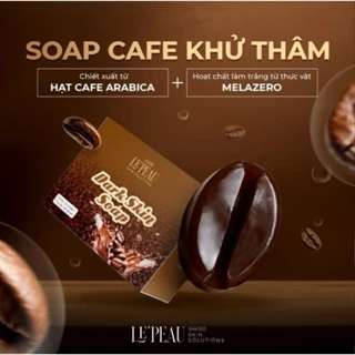 Tắm trắng caffe thơm, xà bông tắm trắng body bubble soap, gói tắm da da, mua - LE'PEAU