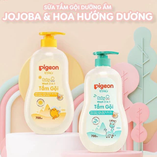 Sữa Tắm Gội Trẻ Em Toàn Thân Pigeon Cho Bé 2in1 700ml An Toàn Thơm Dịu Nhẹ