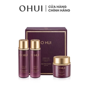 [HB Gift] Bộ dưỡng 3 món cải thiện da lão hóa OHUI Age Recovery 3pcs Mini Kit Gimmick