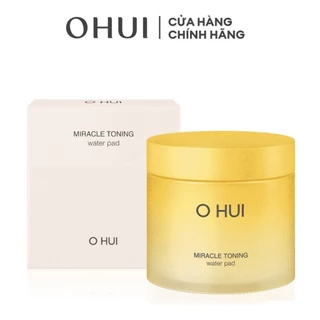 [HB Gift] Bông dưỡng da toner sáng da căn bóng chứa AHA/PHA giúp da săn chắc rạng rỡ Ohui Miracle Toning Glow Water Pad