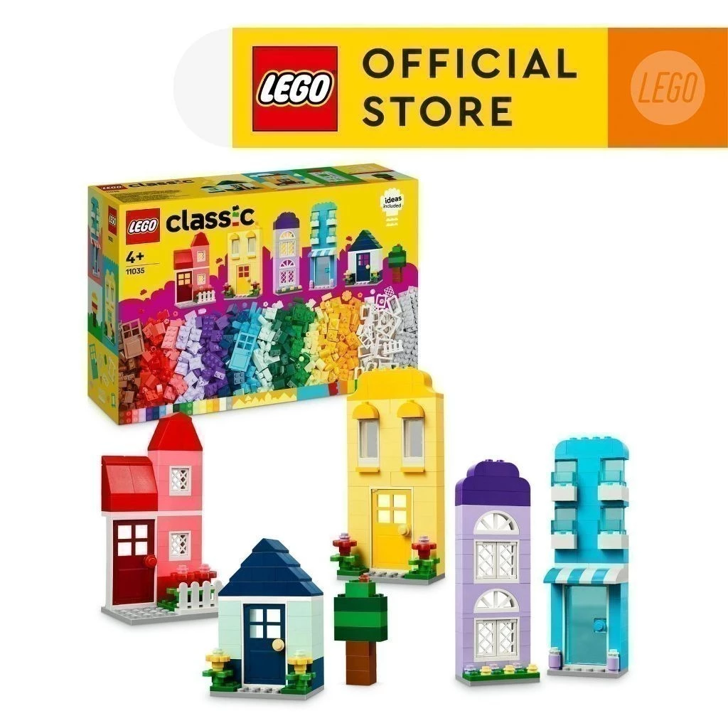 LEGO CLASSIC 11035 Đồ chơi lắp ráp Bộ gạch chi tiết chủ đề nhà cửa (850 chi tiết)