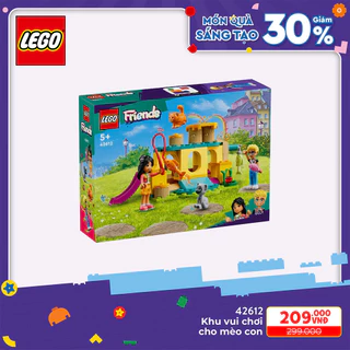 LEGO FRIENDS 42612 Đồ chơi lắp ráp Khu vui chơi cho mèo con (87 chi tiết)