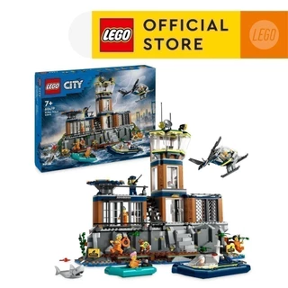 LEGO CITY 60419 Đồ chơi lắp ráp Nhà tù cảnh sát trên đảo (980 chi tiết)