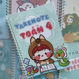 Sổ tay Takenote Toán 4 (𝗸𝗵𝗼̂̉ 𝗔𝟱)