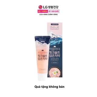 [Quà tặng không bán] Kem đánh răng hương hoa bạc hà chứa muối hồng Himalaya và muối tre  Bamboo Salt Himalaya PinkSalt 1