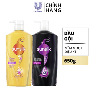 Dầu gội Sunsilk làm sạch và mềm mượt tóc gấp 5 lần, cho mái tóc ngát hương suốt 48h chính hãng