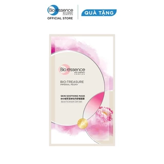 [HB GIFT] Mặt nạ dưỡng da tươi trẻ Bio-essence Skin Soothing Mask mẫu đơn hoàng cung 20ml