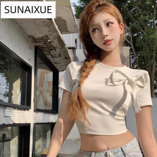 [SUMMER 2024] Áo phông áo thun nữ croptop baby tee Dễ thương kiểu dáng hàng quốc phổ biến A72