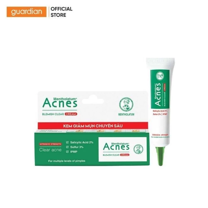 [HÀNG TẶNG KHÔNG BÁN] Kem Dưỡng Giảm Mụn Chuyên Sâu Acnes Blemish Clear Cream 10Gr