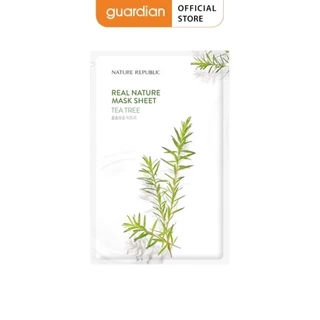 Mặt Nạ Giấy Real Nature Tea Tree Mask Sheet Nature Republic 23ml