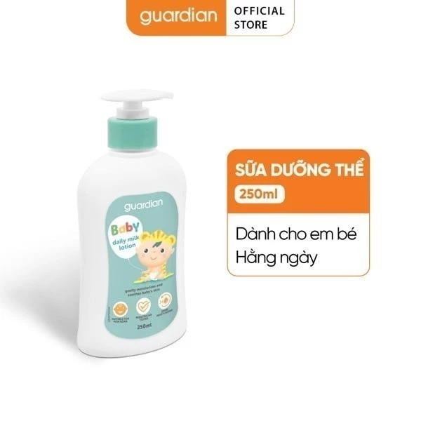 Sữa Dưỡng Thể Cho Bé Guardian Baby Milk Lotion 250ml