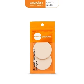 Bông Mút Tròn Round Foundation Sponges Guardian 2 Cái