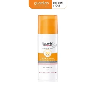 Kem chống nắng giúp giảm thâm nám và dưỡng trắng da Eucerin Sun Serum Double Whitening SPF50+ 50ml