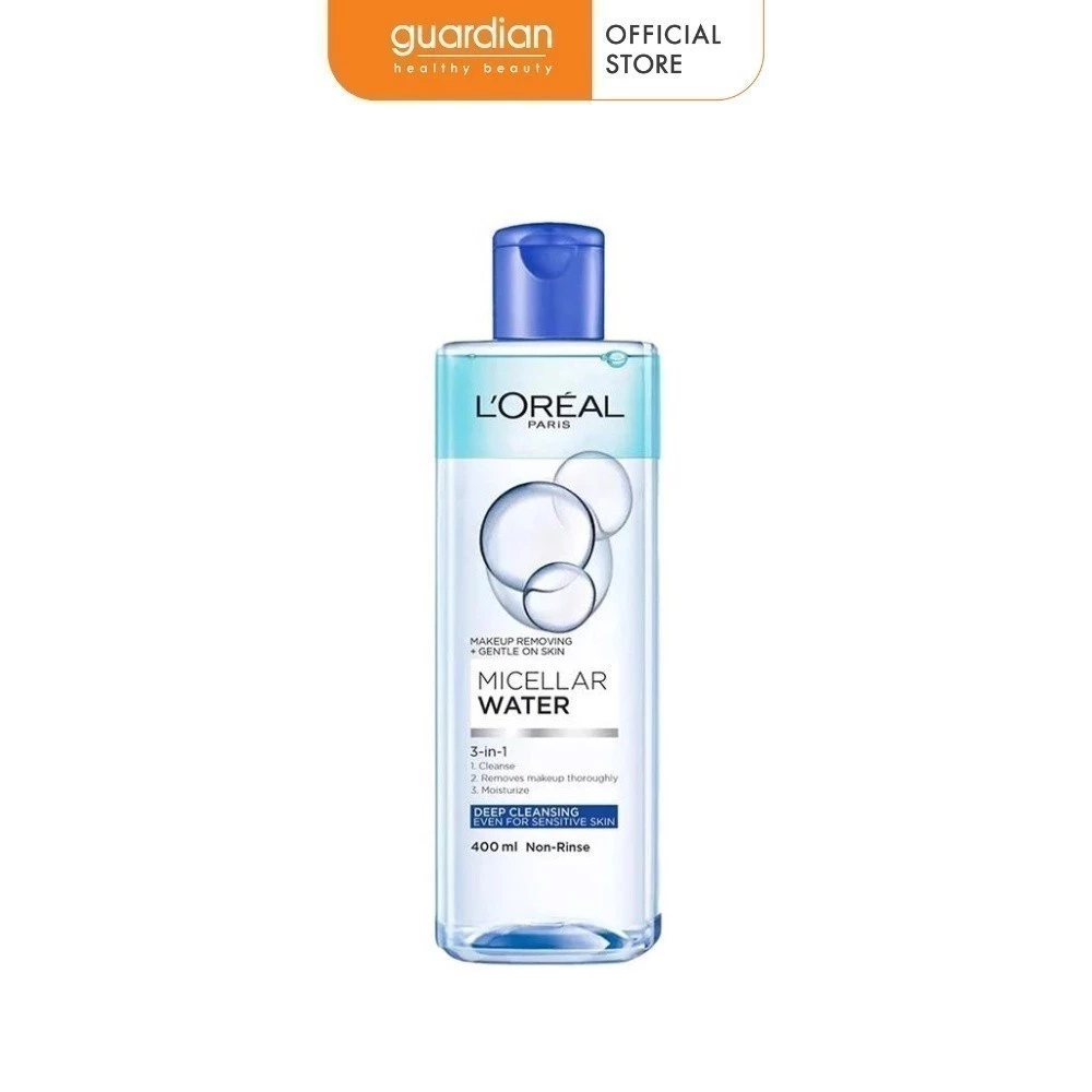 Nước Tẩy Trang 3 In 1 Micellar Làm Sạch Sâu L'Oréal Paris 400ml