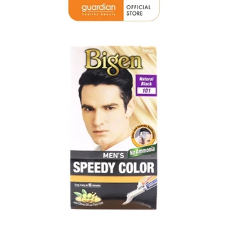 Kem Nhuộm Tóc Cho Nam Bigen Mens Speedy Color 101 Màu Đen Tự Nhiên 80gr