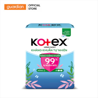 Băng Vệ Sinh Hằng Ngày Hương Tự Nhiên Kotex 40 Miếng