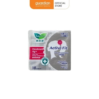 Băng Vệ Sinh Phân Tử Bạc 2 Tác Động Active Fit Laurier 18 Miếng