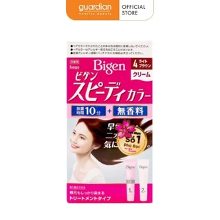 Kem Nhuộm Tóc Bigen Speedy Color Cream #4 Màu Nâu Caramen 80gr