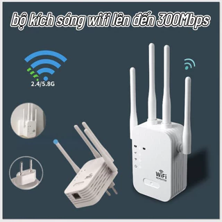 Bộ Kích Sóng Wifi 4 Râu Tốc Độ Cao 300Mbps - Bộ Kích Sóng Wifi Xuyên Tường Cải Thiện Tốc Độ Mạng