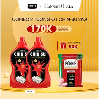 [ĐỘC QUYỀN LIVESTREAM] Combo 2 Tương Ớt CHIN-SU 2KG (Bao bì có thể thay đổi theo đợt nhập hàng)