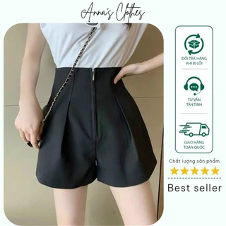 Quần short cạp cao Annas Clothes Trẻ trung cá tính full size