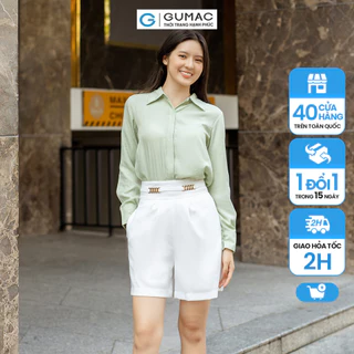 Quần short phối phụ kiện GUMAC QD04028