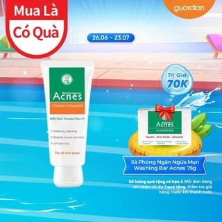 Kem Rửa Mặt Vitamin Cleanser Acnes 100Gr