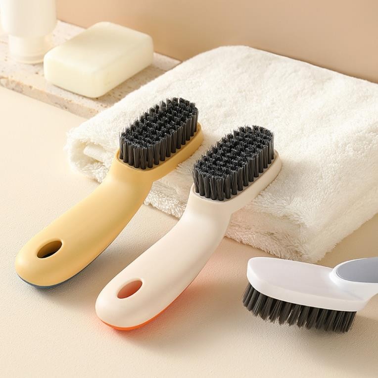 Bàn Chải Đa Năng, Cây Cọ Giày Đa Năng Tay Cầm Bo Tròn Công Thái Học Cầm Tay Nhỏ Gọn Tiện Lợi