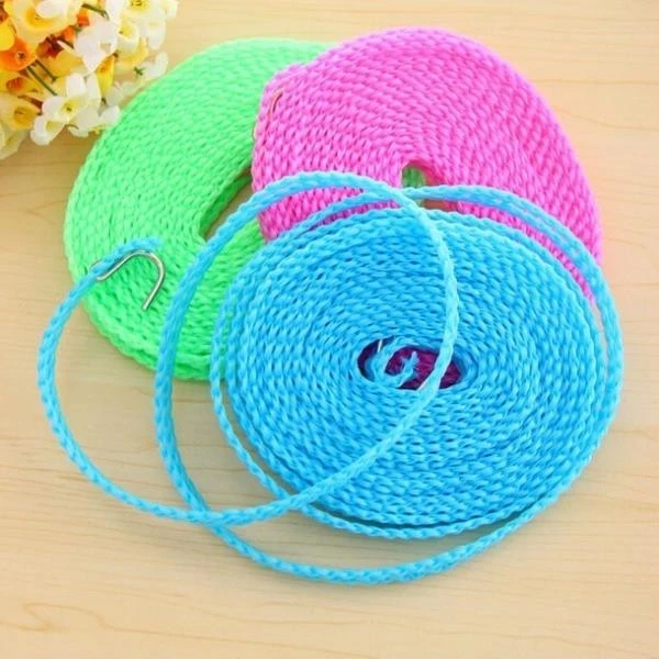 Dây Phơi Đồ, Dây Phơi Quần Áo Có Lỗ Móc Loại 5m, Có Rãnh Sẵn Thông Minh Tiện Lợi