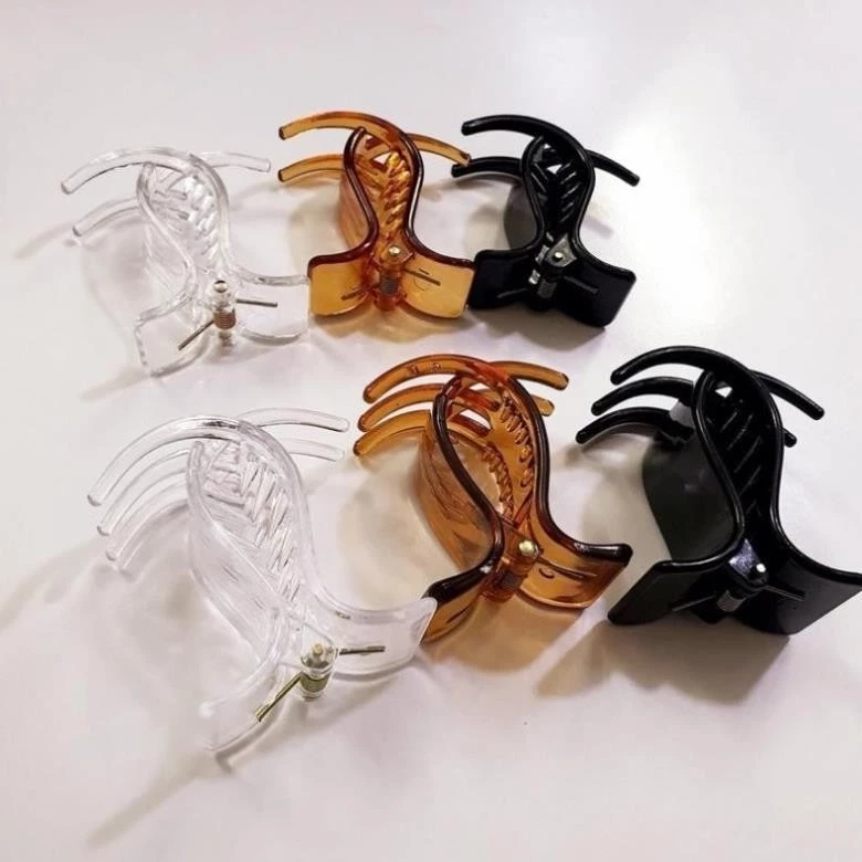 SET 5 Chiếc Kẹp tóc càng cua siêu chắc 3 màu đen, cà phê, trắng, phụ kiện tóc
