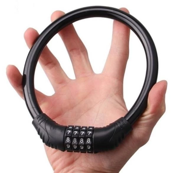 Khóa Xe Đạp Thể Thao Chống Trộm Khóa Dây Treo Xe Số Xoay Mã Khóa Tránh Mất Chìa Khóa