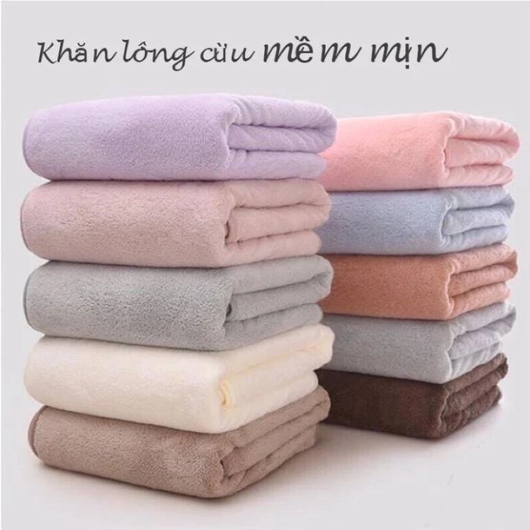 Khăn tắm xuất Hàn Quốc lông mềm, mịn,khăn to