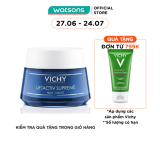 Kem Dưỡng Đêm Vichy Liftactive Chống Nhăn & Làm Săn Chắc Da 50ml