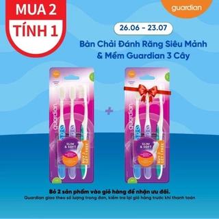 Bàn Chải Đánh Răng Siêu Mảnh Và Mềm 3 Cây