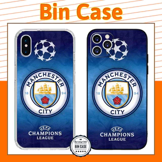 ⚽Ốp iphone Man City Champion League ⚽Ốp Logo Manchester City iphone 14 13 12 11 Pro Max 6 7 8 Plus X Xr Xs Max BONGDA194