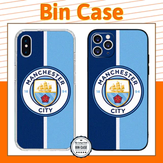 ⚽Ốp Lưng iPhone Logo Man City Mới Nhất ⚽Huy Hiệu Manchester City ip 14 13 12 11 Pro Max 6 7 8 Plus X Xr Xs Max BONGDA185