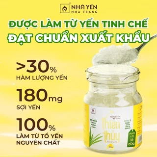 Nước yến xuất khẩu KHÔNG ĐƯỜNG Thiên Thủy vị Lá dứa 1 lọ, giúp tăng sức đề kháng - Nhà Yến Nha Trang