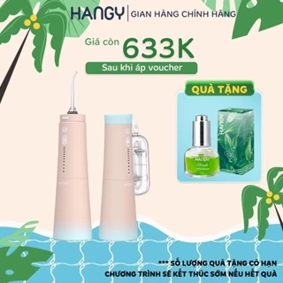 Tăm nước HANGY thế hệ mới HG23 Nâng cấp và HF2 cầm tay HANGY [ TẶNG Kèm củ sạc]